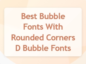 Best Rounded Bubble Fonts for Creative Designs